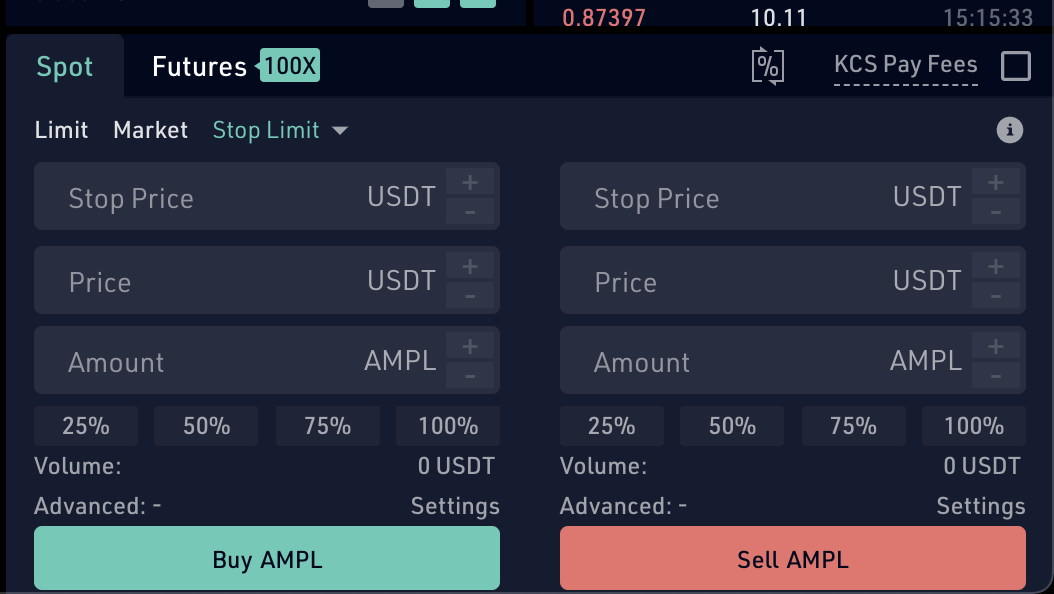 Kucoin Limit Vs Stop-limit